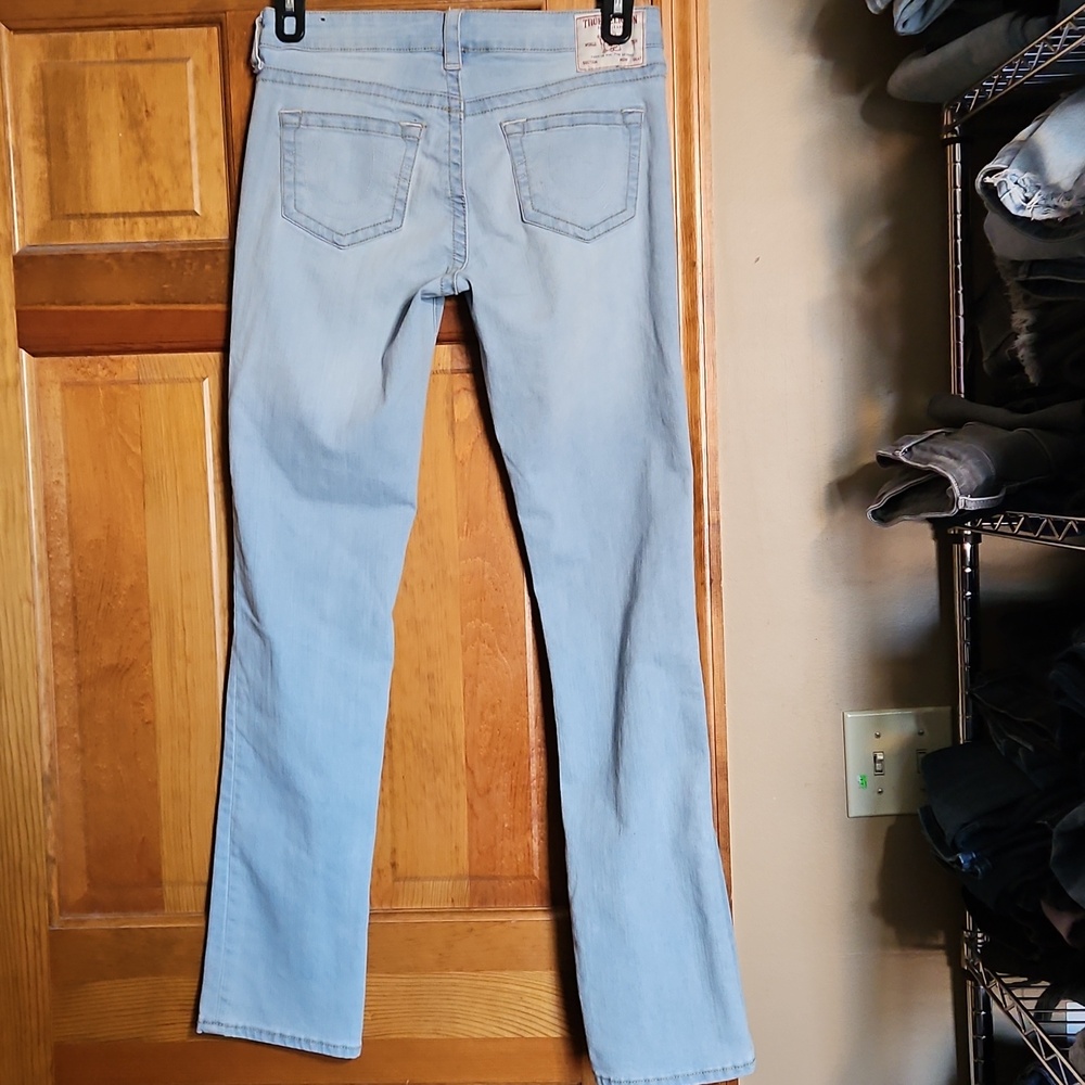 True Religion Billie Mid-Rise Straight-Leg Jeans - Picture 6 of 13